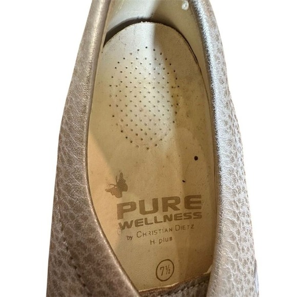 Pure Wellness Womens Beige Lace-Up Sneakers Size 7.5 Woven‎ Pattern Casual - Picture 5 of 9